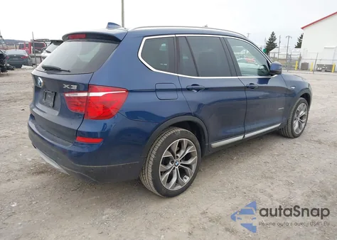 2017 BMW X3 xDrive28I from USA, damaged, VIN 5UXWX9C35H0T18013